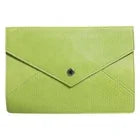 Dolce & Gabbana Green Leather Handbag Clutch Mini Purse Pouch Tablet Case