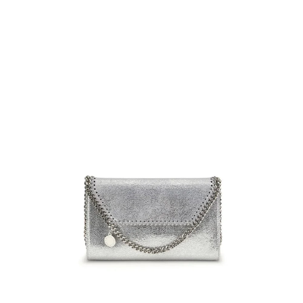 Stella McCartney Silver Polyester Shoulder Bag
