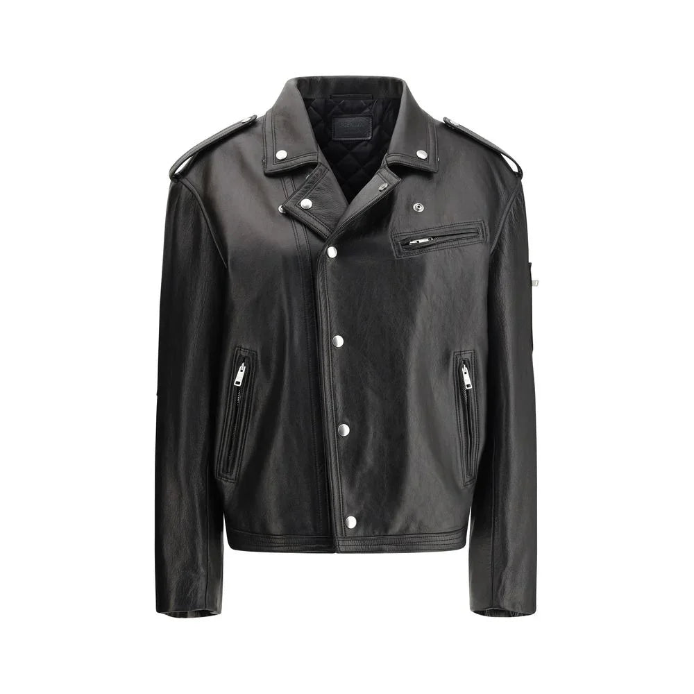 Prada Black Leather Jacket