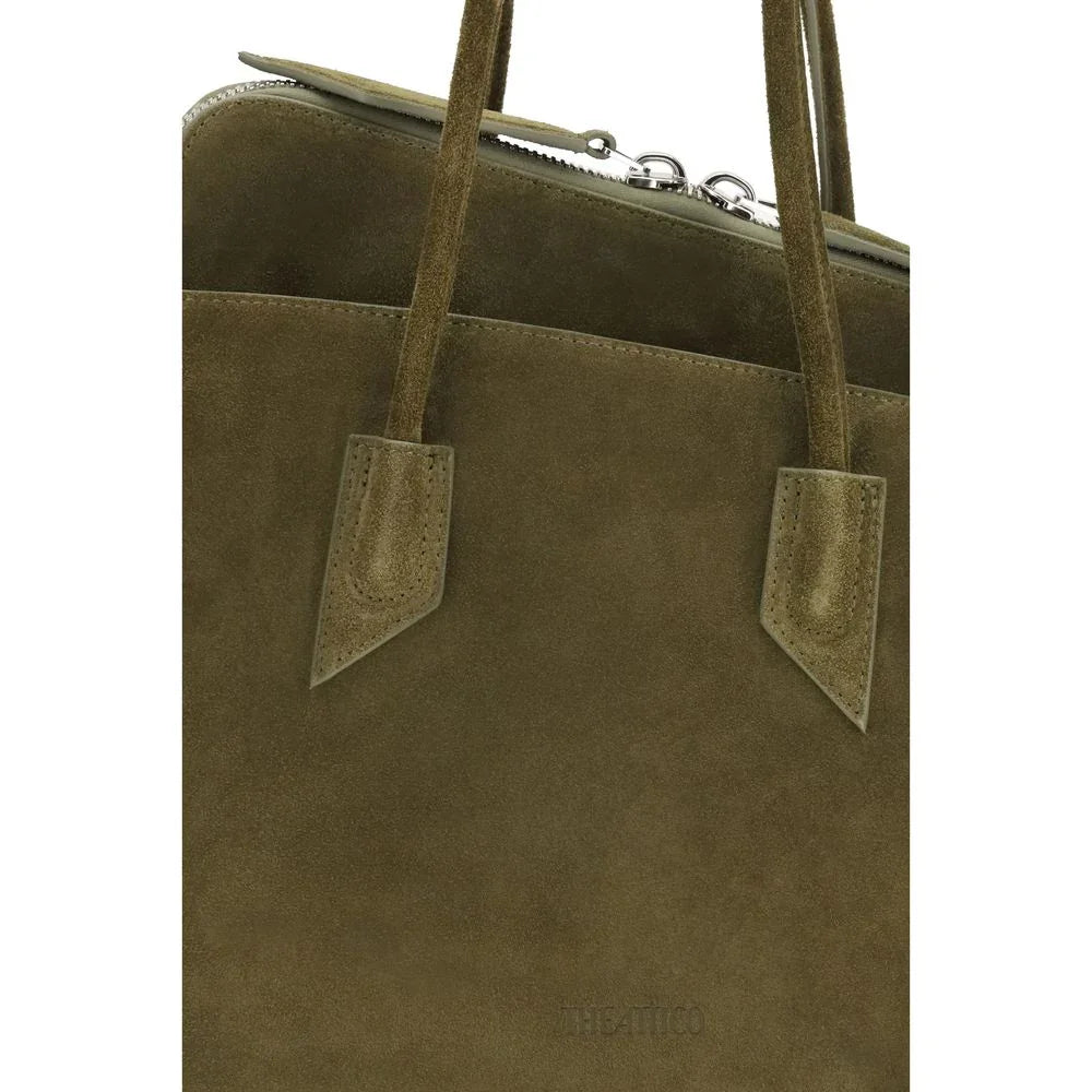 Borsa a tracolla Bos Taurus in pelle di vitello bicolore Attico