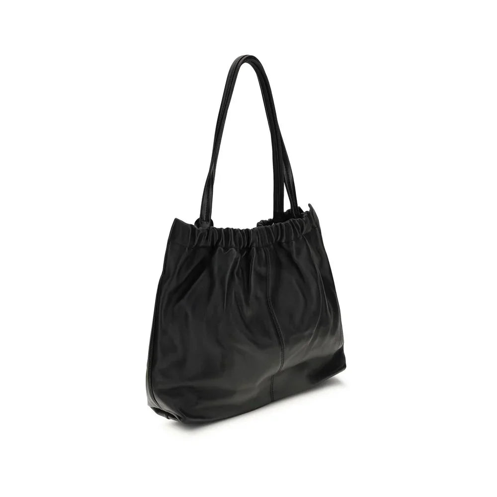 Marc Jacobs Black Calf Leather Bos Taurus Shoulder Bag