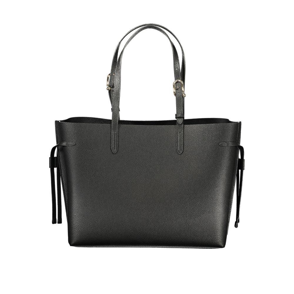 Furla Black Leather Women Handbag