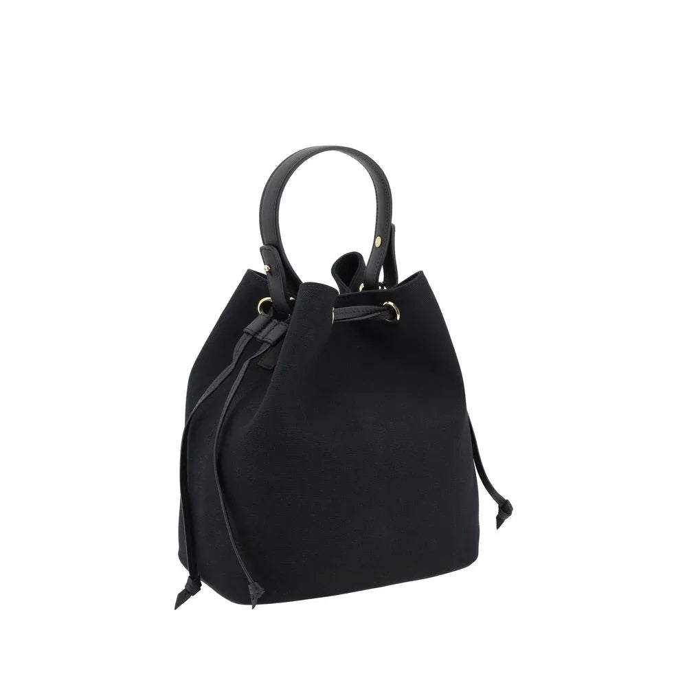 Versace Schwarze Stofftasche
