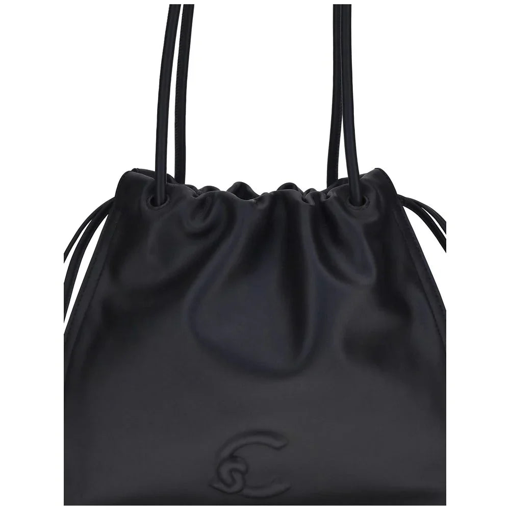 Coccinelle Black Calf Leather Bos Taurus Handbag