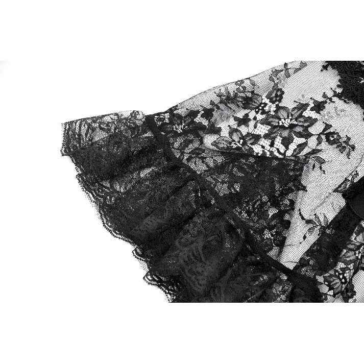 Dark in Love Bellatrix Lace Ruffle Capelet