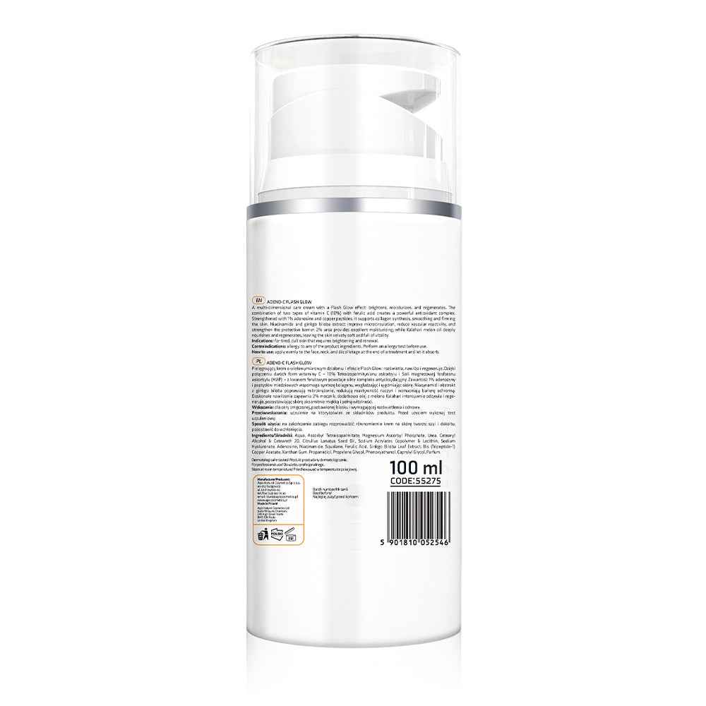 Apis ADENO-C Flash Glow Energising Face Cream | 100ml