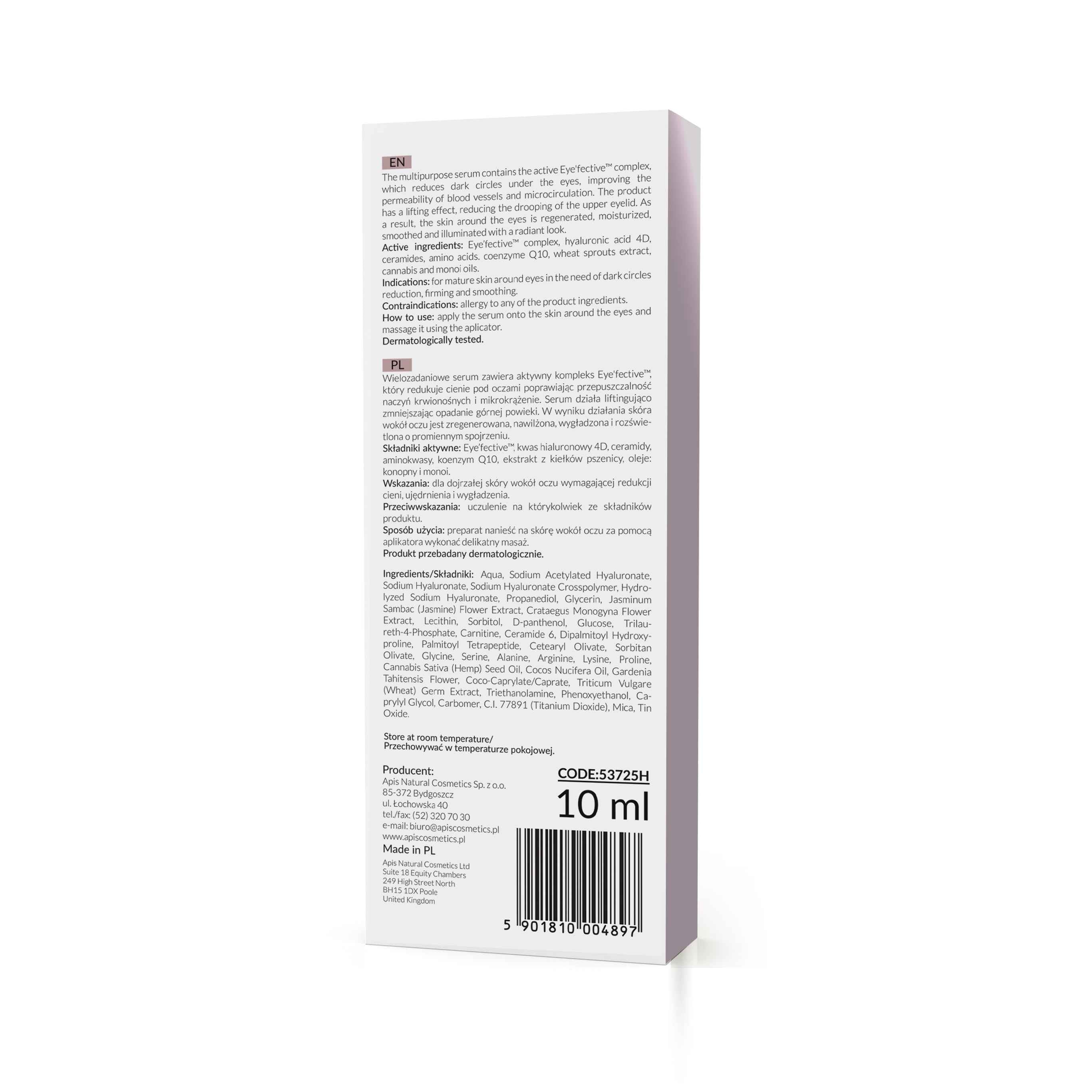 Apis Lifting Eye Serum with Eye'fective™ Complex | 10ml