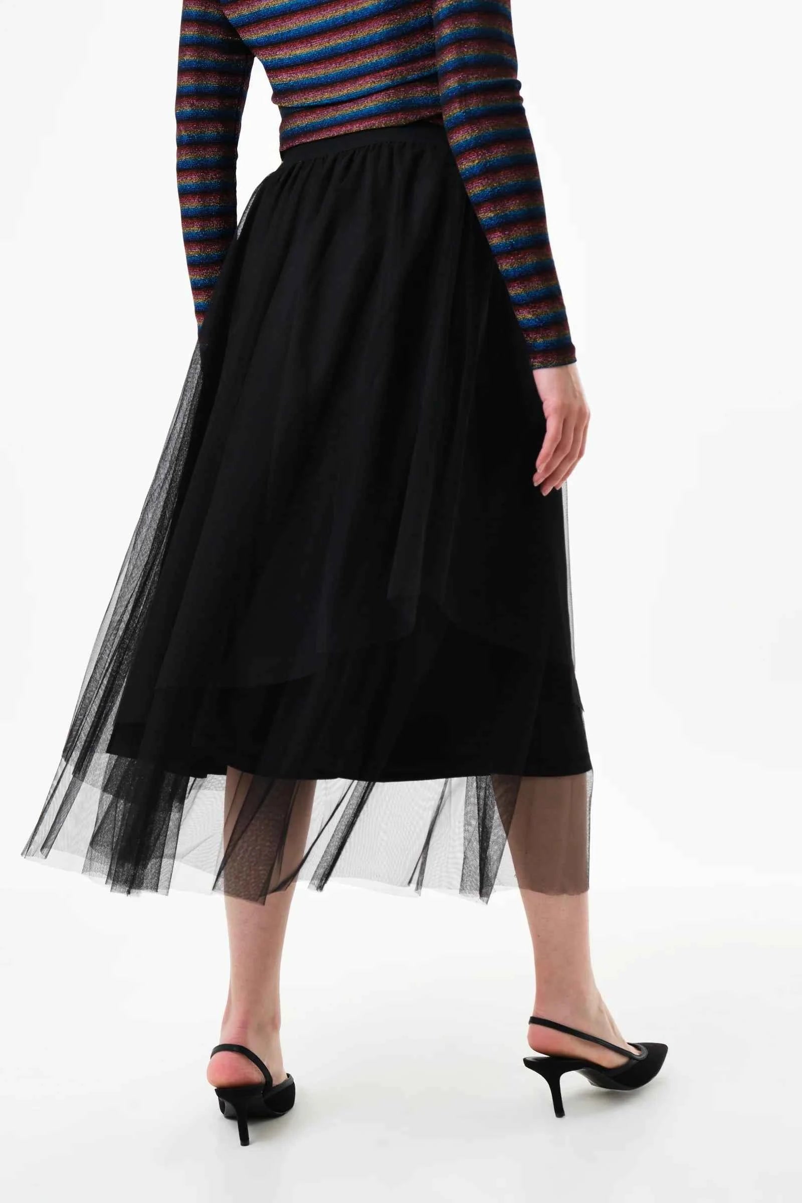 Bertin Tulle Midi Skirt