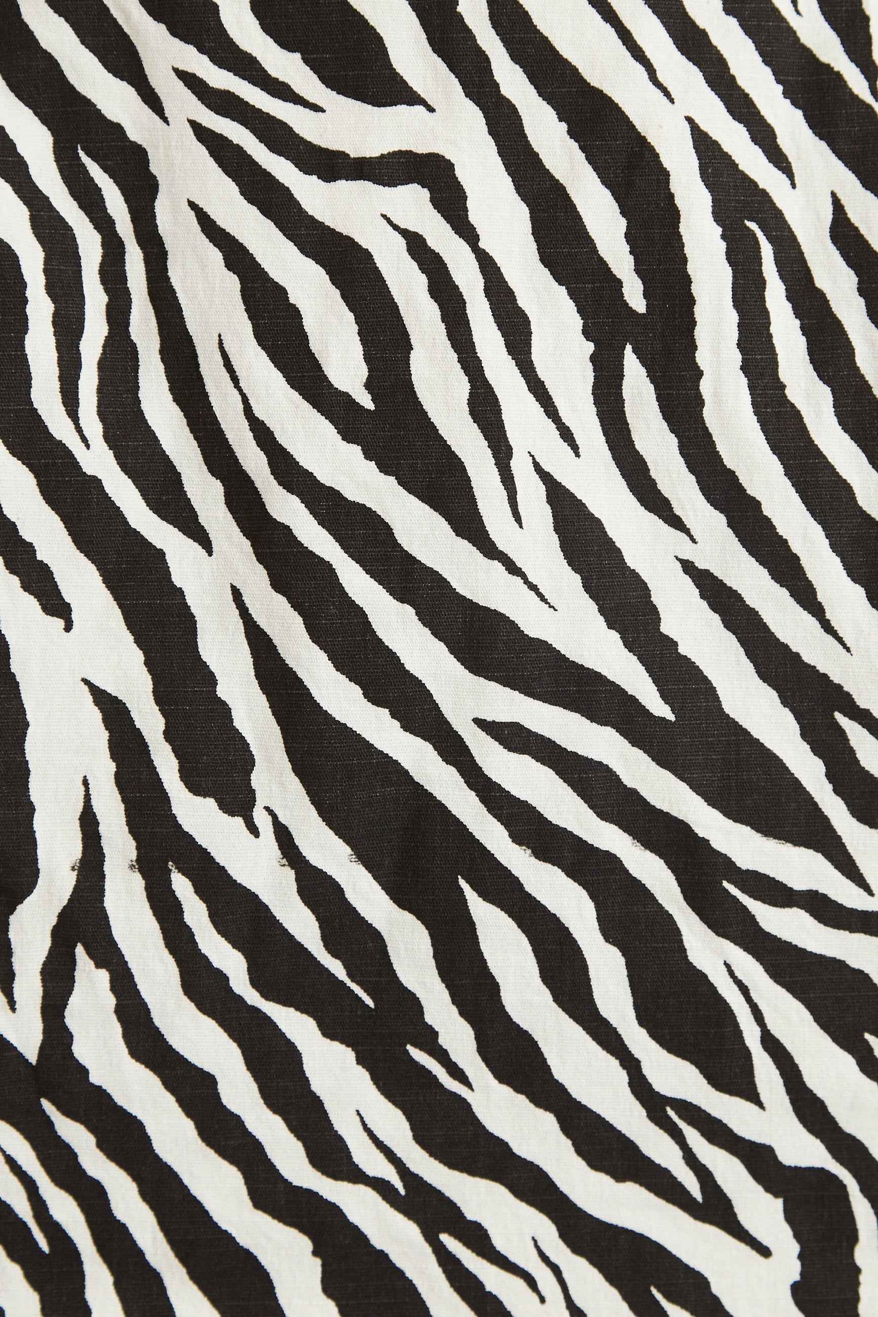 Louche Janelyn Zebra Flared Slim Fit Trouser