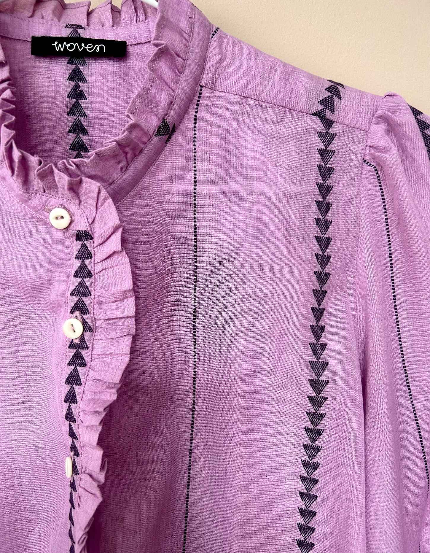 nina blouse | violet