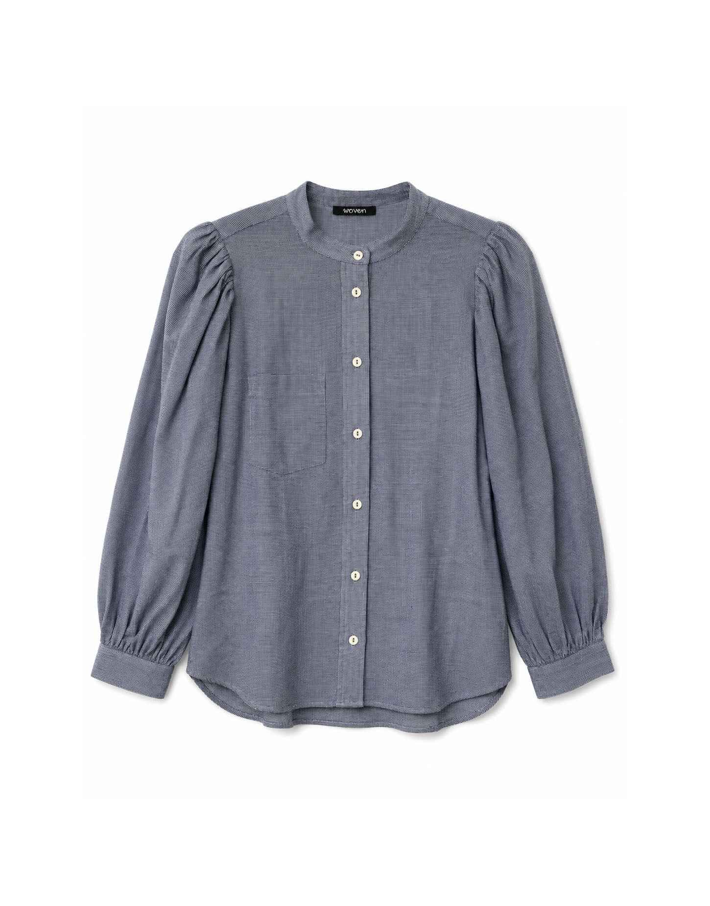 ingrid blouse | oxford blue