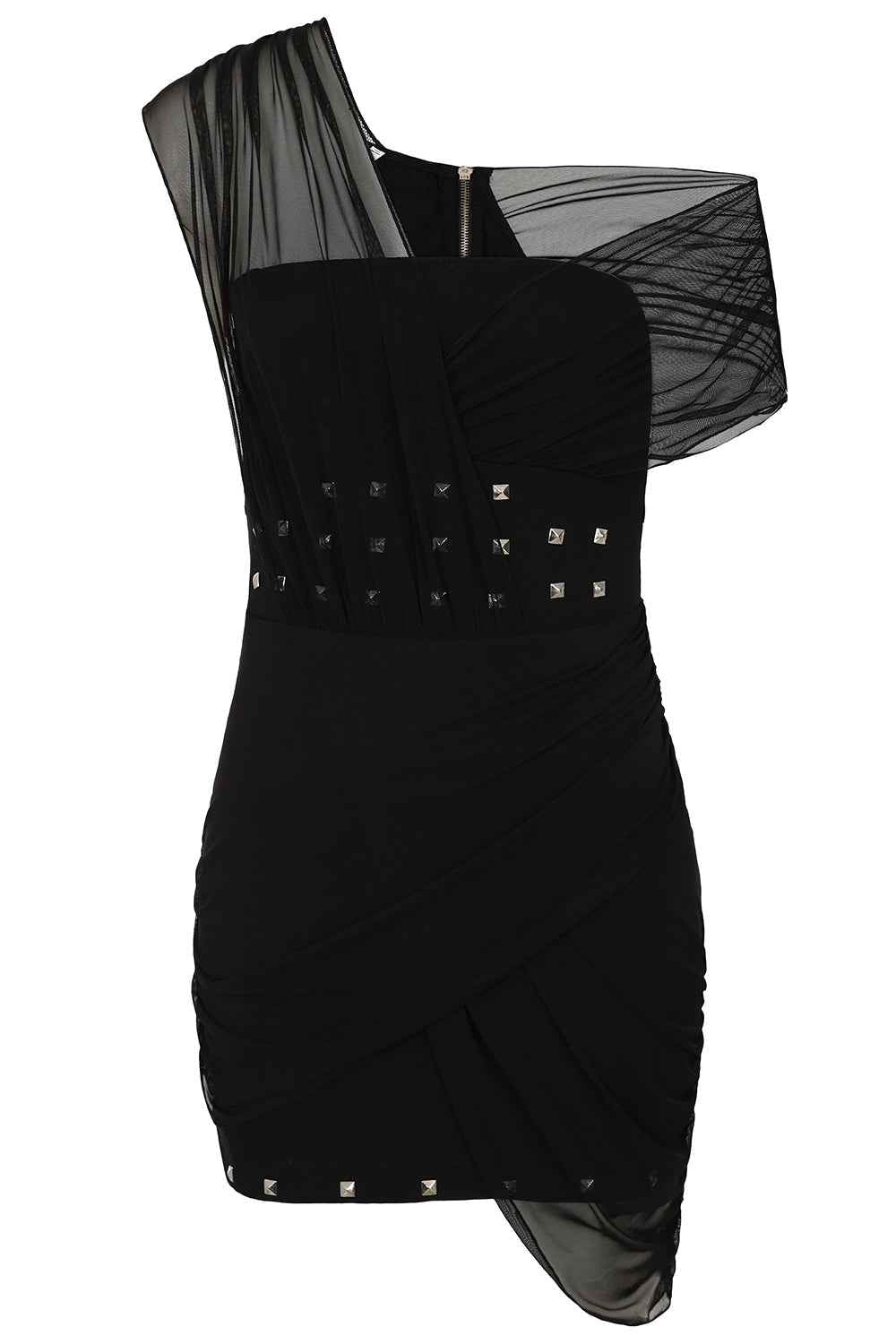 Necessary Evil Venus Wrapped Mesh Mini Dress - Size UK 8 Left Only!
