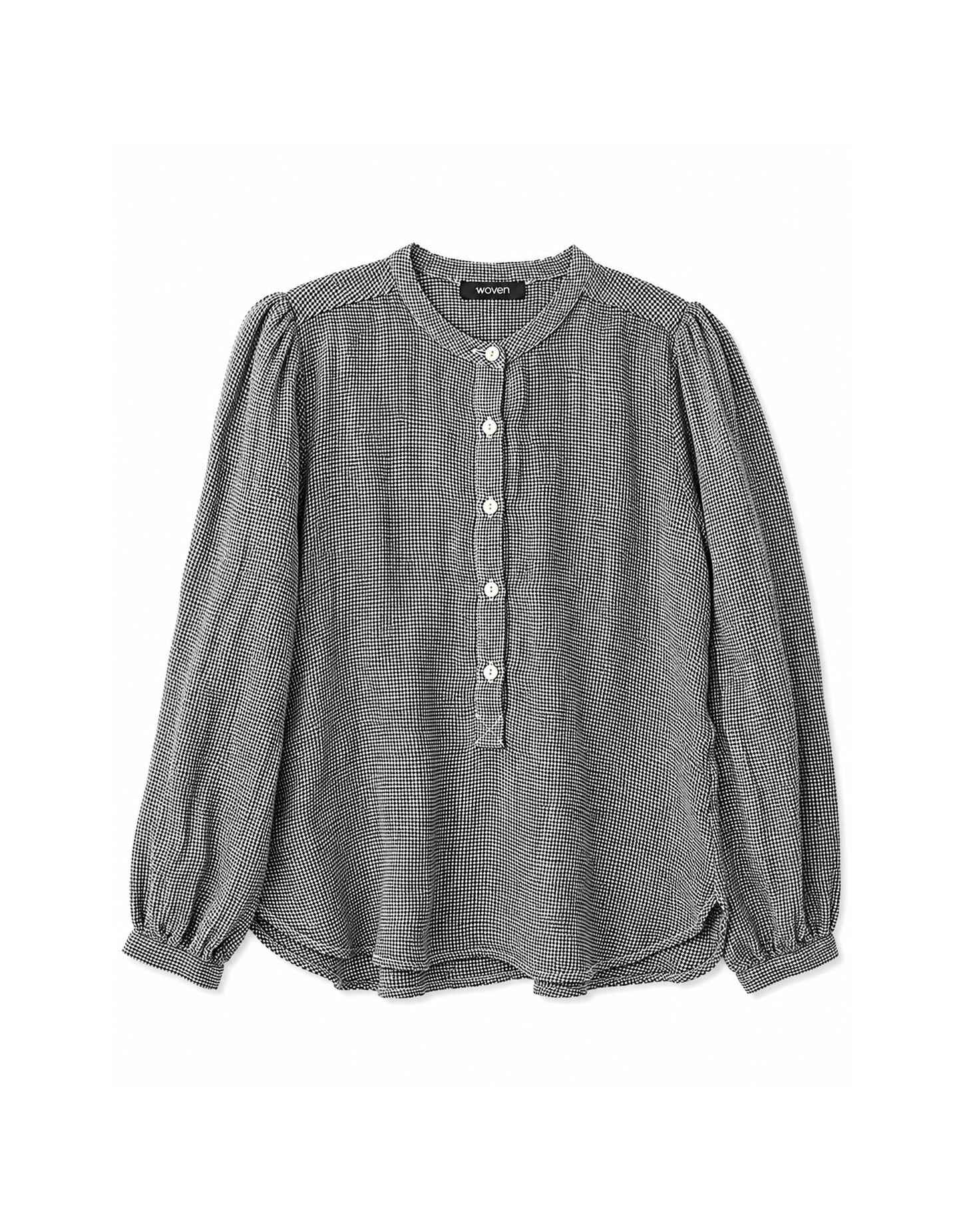 nora blouse | salt and pepper | now £75 in the sale