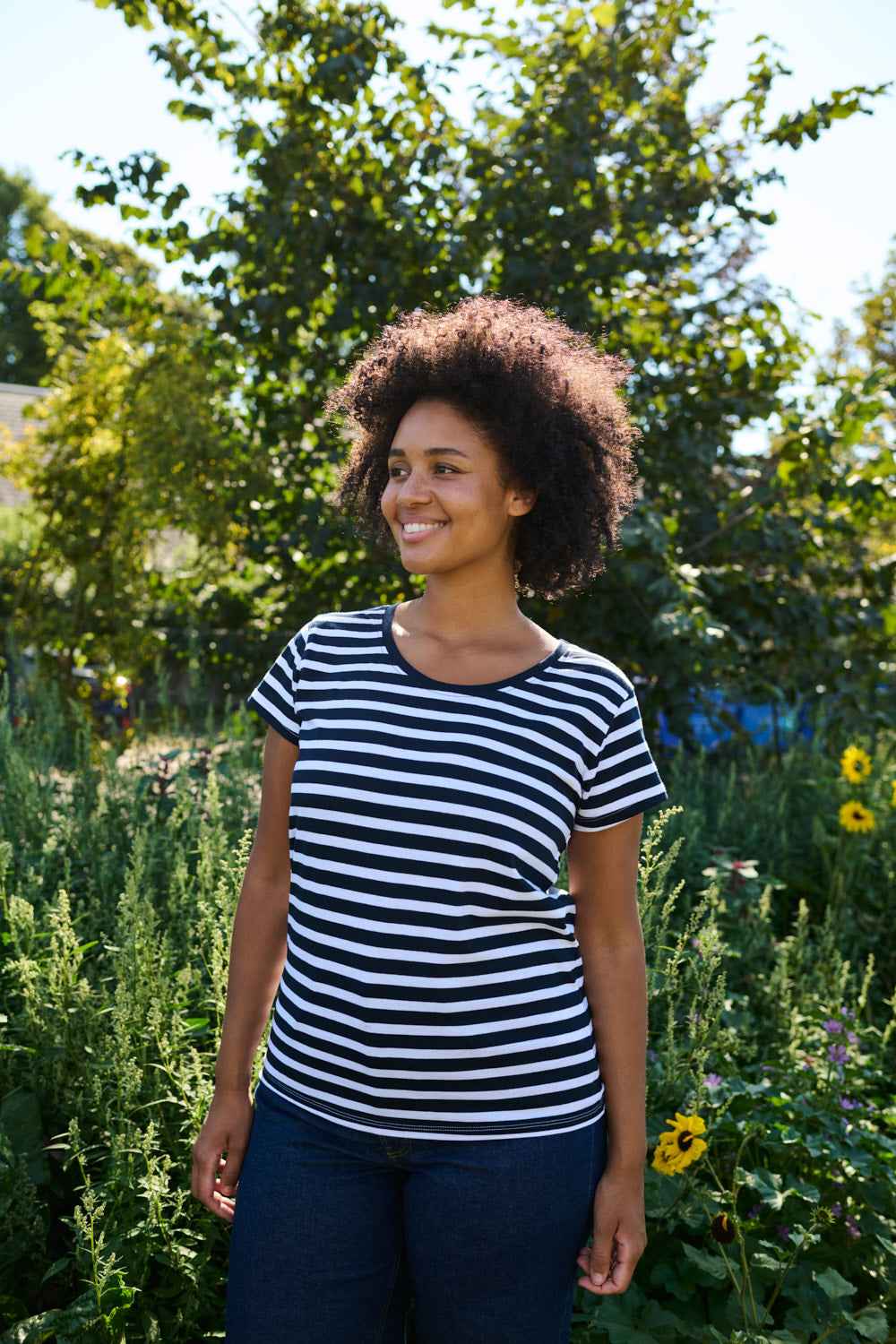 Fairtrade Organic Loose Fit T-shirt: Womens