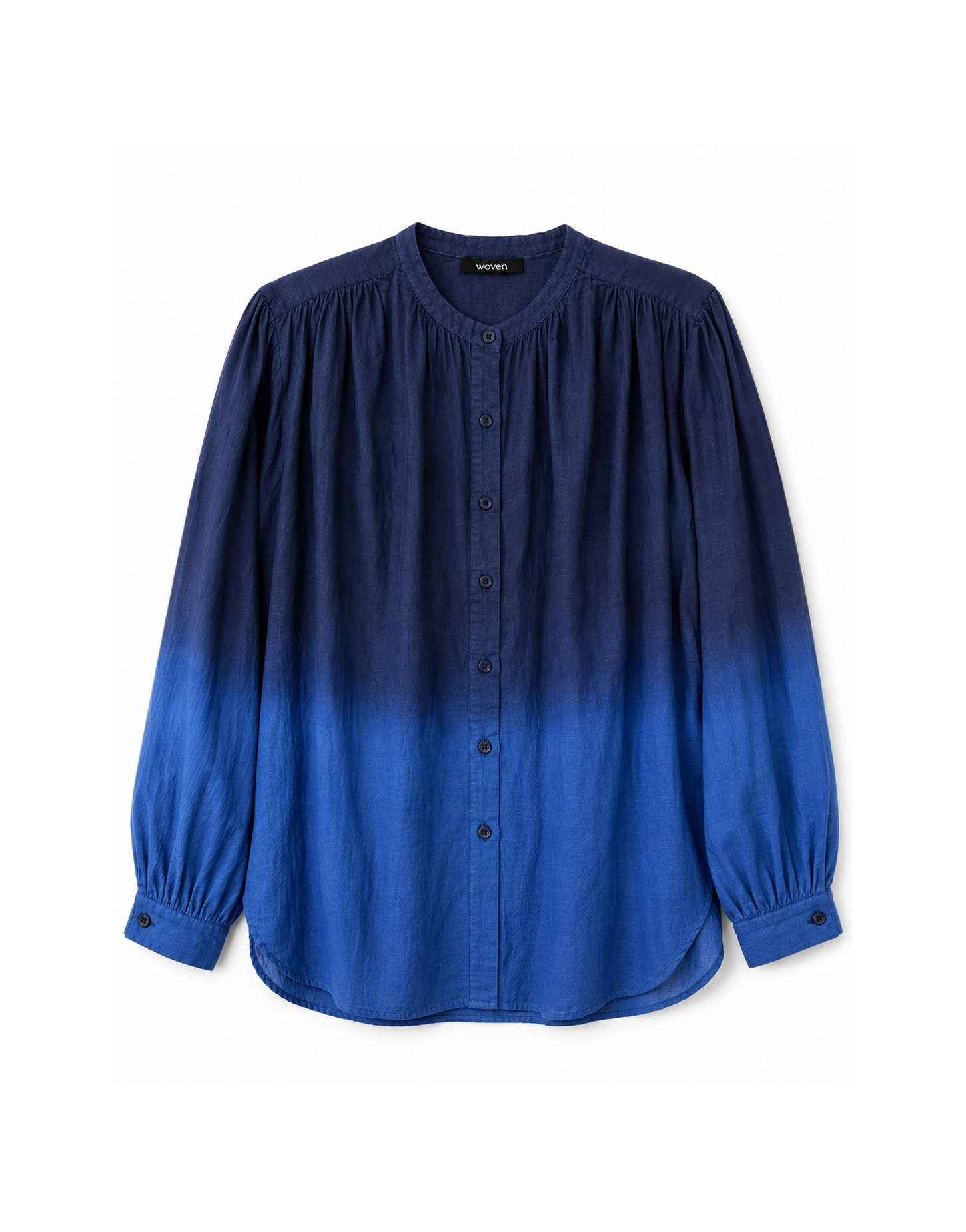 wren blouse | midnight/navy dip dye | now £75 in the sale
