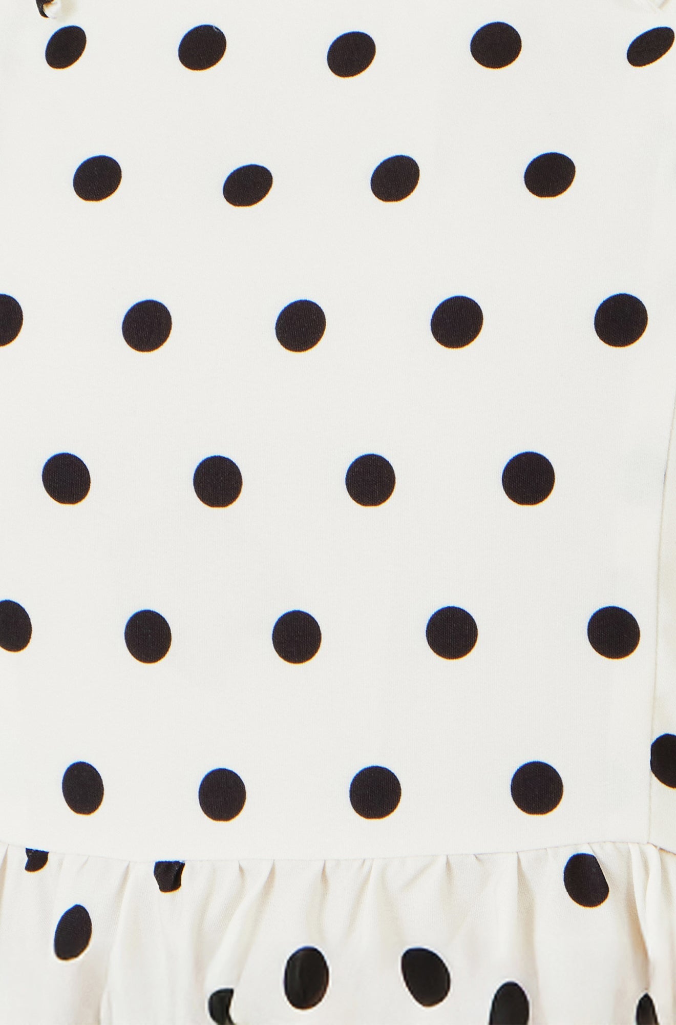 Yumi Polka Dot Hankerchief Hem Dress