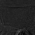 Yumi Black Sparkle Stretch Bardot Jumpsuit