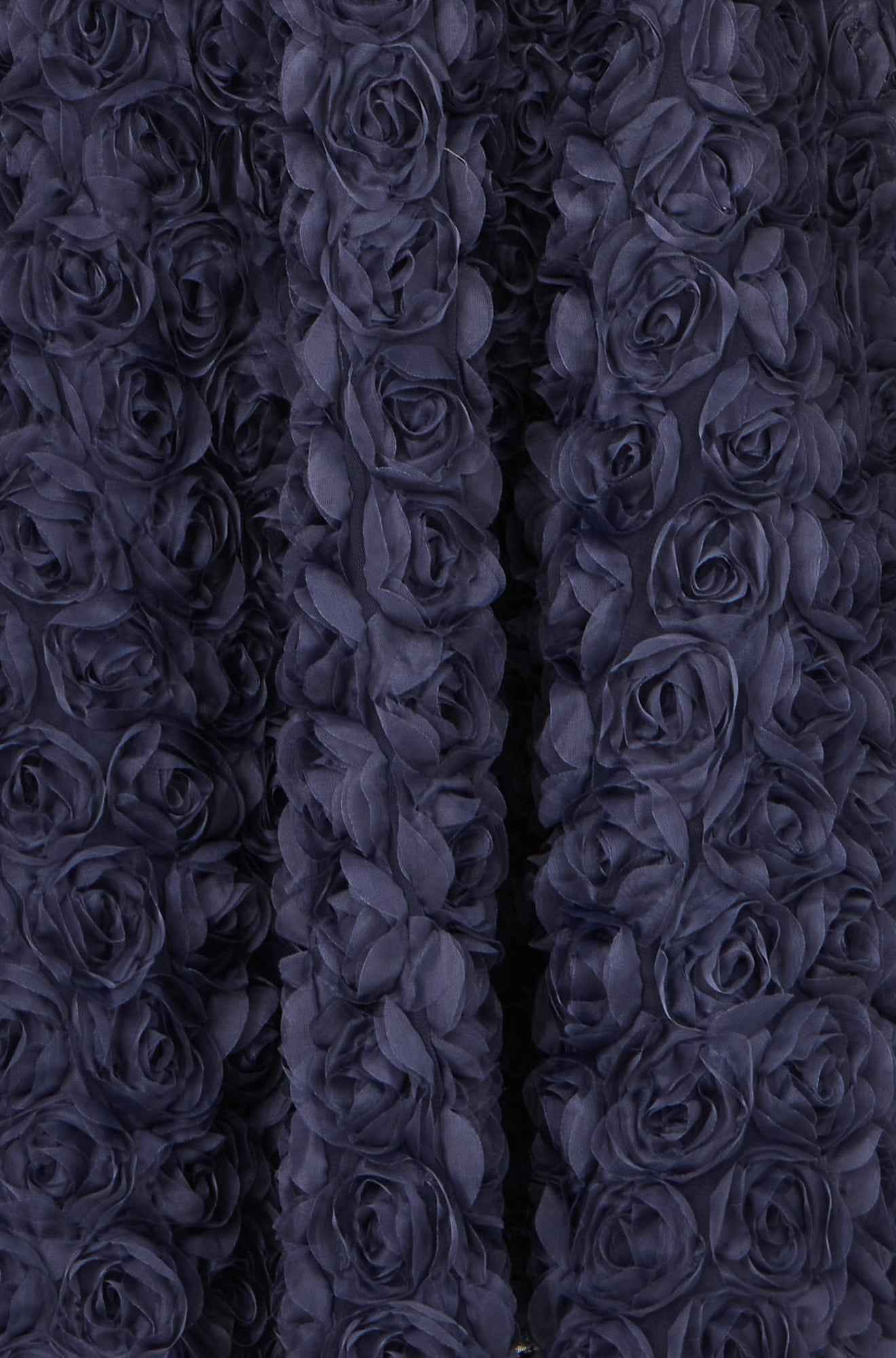 Yumi Navy Applique Floral Skater Dress