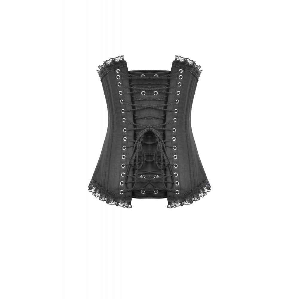 Dark in Love Talia Gothic Longline Metal Boned Corset