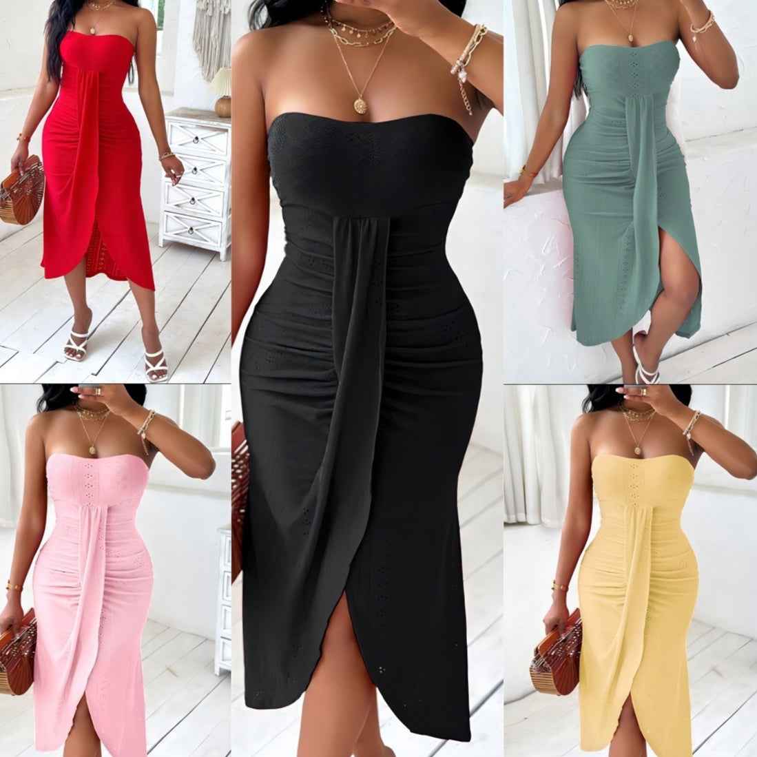 New Sexy Slim Fit Dress Women's Clothing