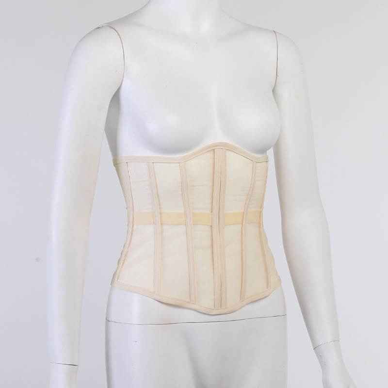 DUBAI Ivory Boned Corset
