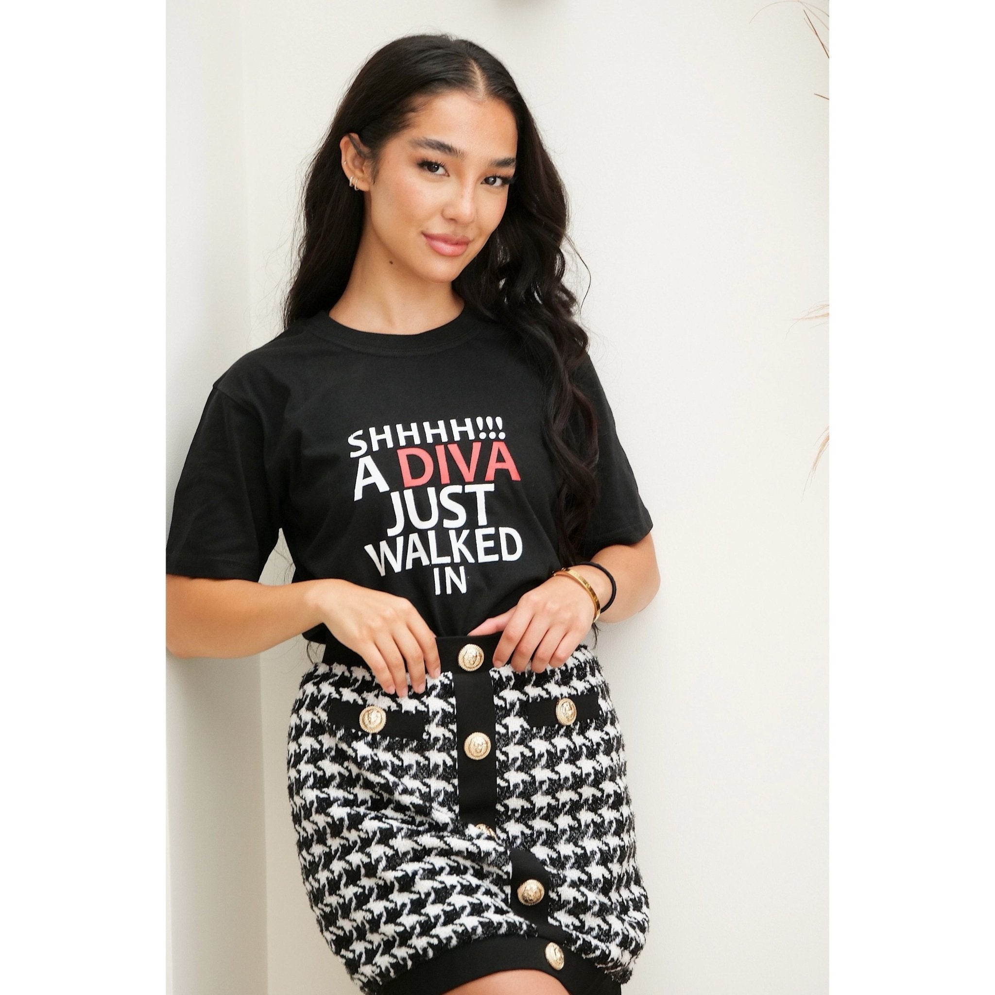 DIVA  Black Tshirt